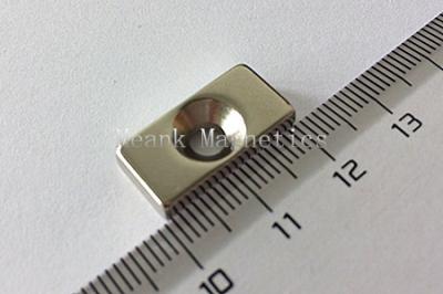 20x10x4mm block magnets with countersunk