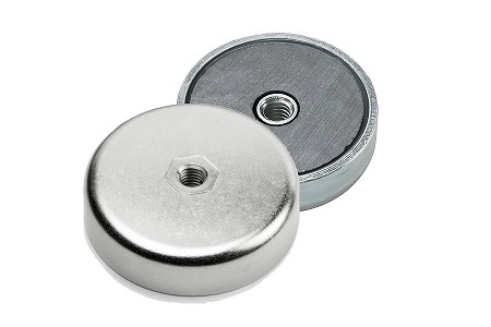 Ferrite Pot Magnets with threaded Hole