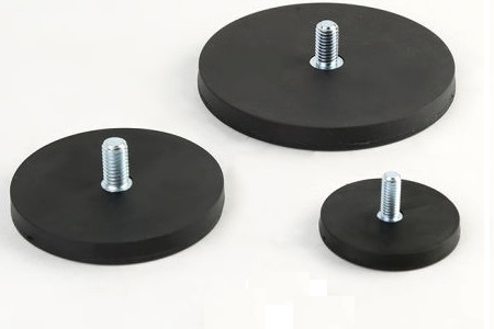 External Thread Rubber Coated Magnets
